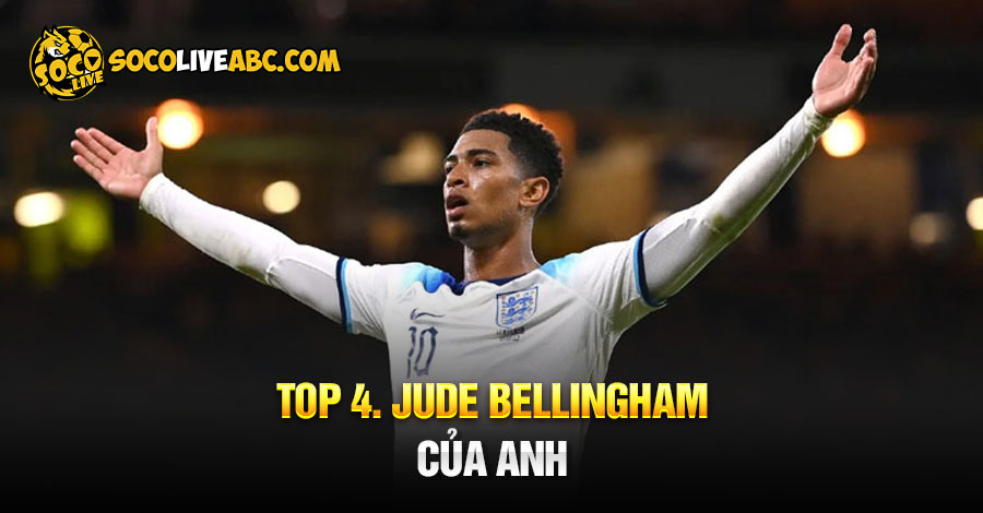 Jude Bellingham của đội tuyển Anh cũng có thể trở thành vua phá lưới